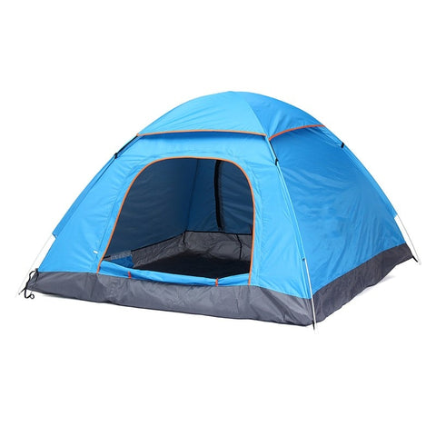 1pcs 3-4 Person Automatic Quick Opening Tent Outdoor Camping Tent 170T fulmargin cloth pole fiberglass Three Season Tourist Tent