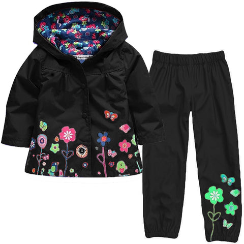 Kocotree Autumn Winter Girls Jacket Windbreaker Boys Jacket Kids Raincoat Trench Coat Children waterproof suit