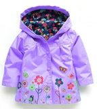 Kocotree Autumn Winter Girls Jacket Windbreaker Boys Jacket Kids Raincoat Trench Coat Children waterproof suit