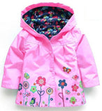 Kocotree Autumn Winter Girls Jacket Windbreaker Boys Jacket Kids Raincoat Trench Coat Children waterproof suit