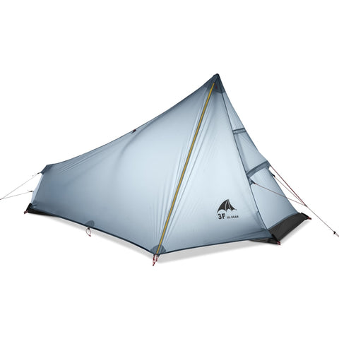 3F UL GEAR 740g Oudoor Ultralight Camping Tent 3 Season 1 Single Person Professional 15D Nylon Silicon Coating Rodless Tent