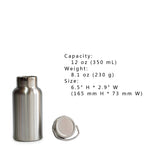 Full Stainless Steel Thermos Double Wall Vacuum Insulated Water Bottle Flask Mug Cup Tumbler BPA Free