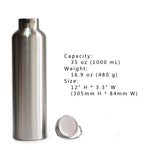 Full Stainless Steel Thermos Double Wall Vacuum Insulated Water Bottle Flask Mug Cup Tumbler BPA Free