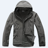 Shark Skin Camouflage Coat Military Jacket Men Waterproof Tactical Softshell Hoodies Army windbreaker Jackets