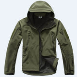 Shark Skin Camouflage Coat Military Jacket Men Waterproof Tactical Softshell Hoodies Army windbreaker Jackets