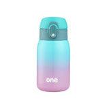 ONE 260/320ml Vacuum Flasks Lady Thermos Gradient Color Lock Thermos Mini Tumbler  SUS 304 Eco  Friendly Belly Cup Cute Bottle