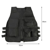 Children Tactics Vest Nylon CS Game Body Armor Vest for Kids Outdoor Camping Combat Competition Games Equipment Kid's Jacket