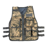 Children Tactics Vest Nylon CS Game Body Armor Vest for Kids Outdoor Camping Combat Competition Games Equipment Kid's Jacket