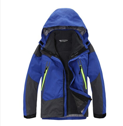 New model Free Shipping three layers Children winter ski sport jacket/kids hoodie climbing coat,windproof waterproof jacket