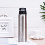 500ML Sport thermos water bottle Thermo Mug Stainless Steel Vacuum Flask mug with straw Insulation Cup Thermoses tthermal bottl