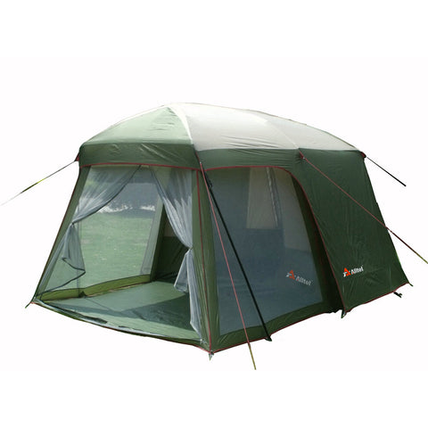 Ultralarge  one hall one bedroom 5-8 person double layer 200cm height waterproof camping