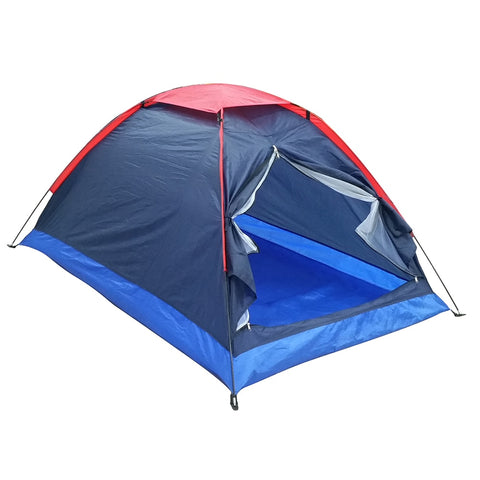 Summer Tent 2 Persons Tourist Single Layer Windproof Waterproof PU1000mm Camping Tent with Bag Tienda De Acampar Tente Carpas