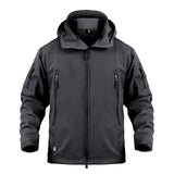 Dropshipping Outdoor Tactical Military Softshell Fleece Jacket Men's Waterproof Hunting and Hiking Jacket Warm Hooded Army Coat