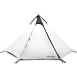 FLAME'S CREED 2-3Person Pyramid Camping Tent 15D Silnylon Coating 3-Season Seam Sealed No Pole Ultralight Hiking