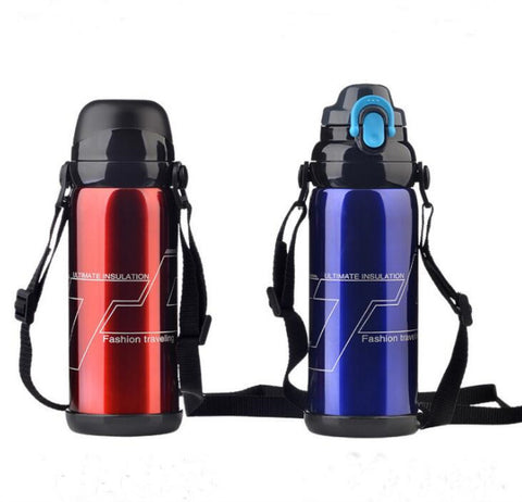 800ML  Stainless Steel Thermos Bottle 5 Colors  Vacuum Flask Thermoses Thermal Coffee Garrafa Termica Sport Termos