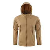 Shark Skin Softshell Jackets Military Tactical Jackets Men Waterproof Tactical Coat Camouflage Hooded Army Army Hoody Clothing
