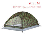 1.2KG  2 Person Layer Water Resistance Camping Tent PU1000mm with Carry Bag
