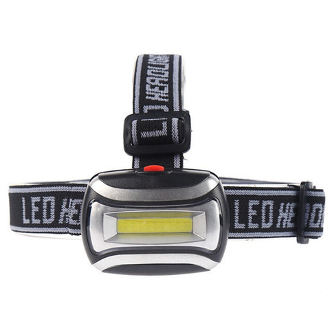 Daily Life Mini Headlight Fishing/Camping/Riding  3 Modes Led Cob Headlamp AAA battery