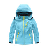 Children Winter Fleece Softshell Jackets Kids Sports Coats Outdoor Girl Boy Child Camping Hiking Fishing Windbreaker