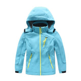 Children Winter Fleece Softshell Jackets Kids Sports Coats Outdoor Girl Boy Child Camping Hiking Fishing Windbreaker