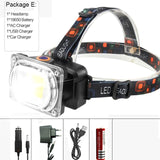Ultra Bright 6200LM COB LED Headlamp USB charging
