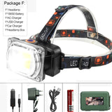Ultra Bright 6200LM COB LED Headlamp USB charging